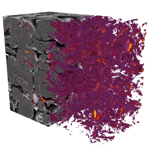 3D FIB-SEM and 3D ToF-SIMS tomography Li distribution in anode