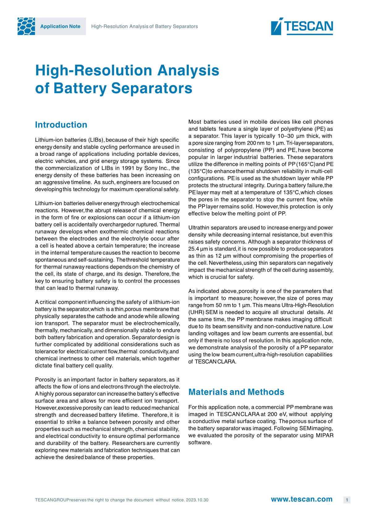 #7_29_High-Resolution Analysis of Battery Separator Porosity