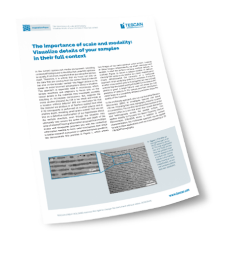 A scientific paper by TESCAN about the importance of visualizing complex details in TEM microscopy.