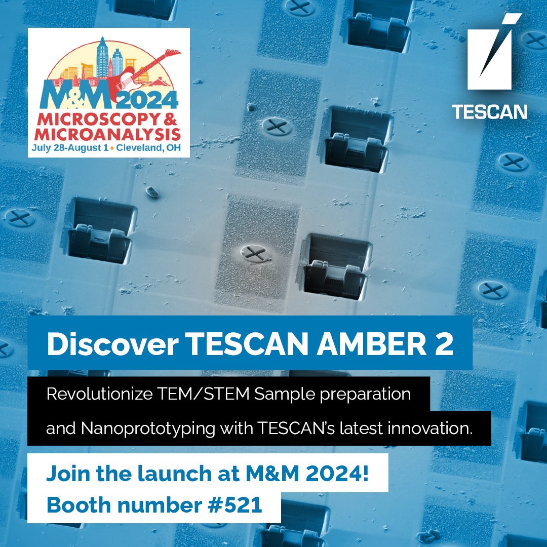TESCAN at M&M 2024: Join Us for the Launch of AMBER 2!